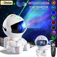 Galaxy Star Astronaut Projector LED Night Light Starry Sky Porjectors Lamp Decoration Bedroom Room Decorative For Children Gifts - chrisolam